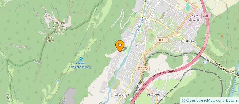 localisation de l'entreprise C SOLUTIONS BTP à VIF