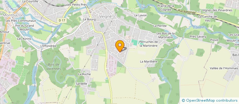 localisation de l'entreprise C.SSJ à VEIGNE