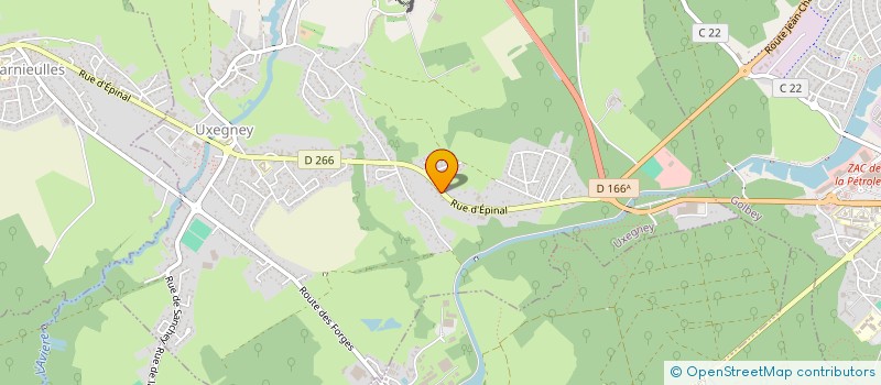 localisation de l'entreprise C STEPH MENUISERIES FERMETURES  UXEGNEY