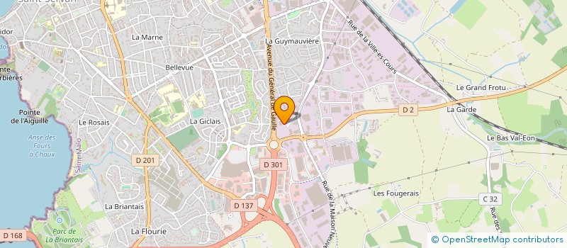 localisation de l'entreprise C STOCK à SAINT-MALO