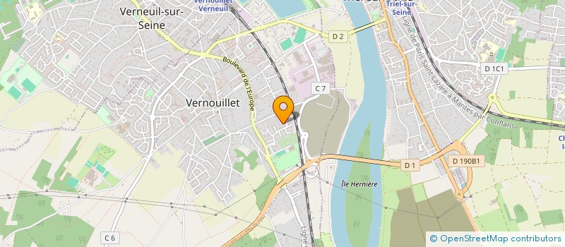 localisation de l'entreprise C'STYLE ART à VERNOUILLET