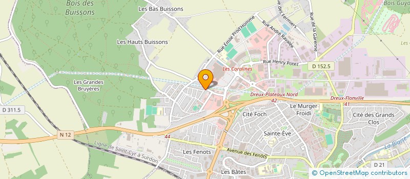 localisation de l'entreprise C'SUBLIME à DREUX