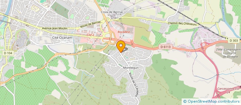 localisation de l'entreprise C'SUD COM CONSEIL à CARCASSONNE
