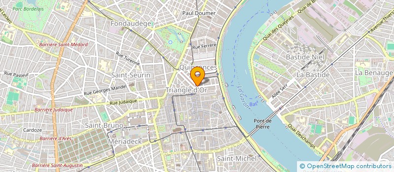 localisation de l'entreprise C.T.2 CONSEIL à BORDEAUX