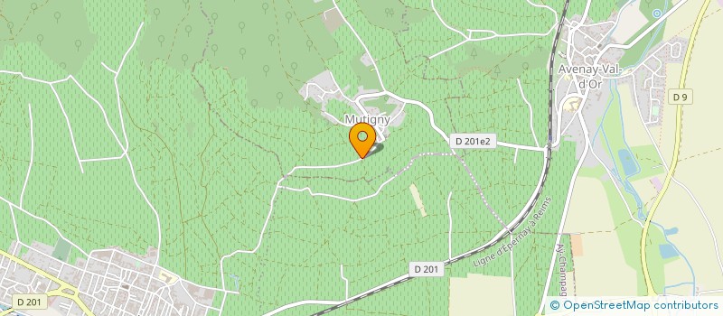 localisation de l'entreprise C.T.2.J.R.  AY-CHAMPAGNE