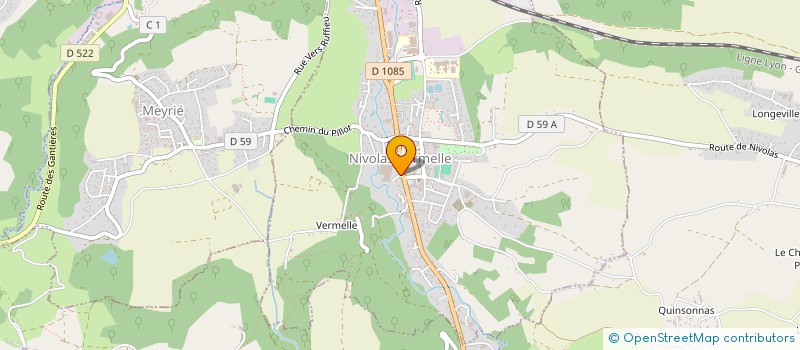 localisation de l'entreprise C.T.  VILLEFONTAINE