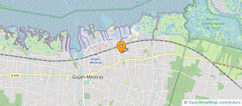 localisation de l'entreprise C&T à GUJAN-MESTRAS