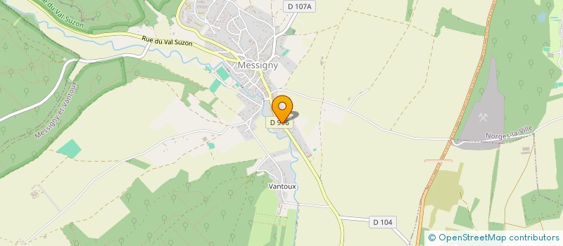 localisation de l'entreprise C&T  MESSIGNY-ET-VANTOUX