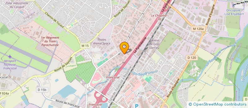 localisation de l'entreprise C.T.A.I. à TOULOUSE