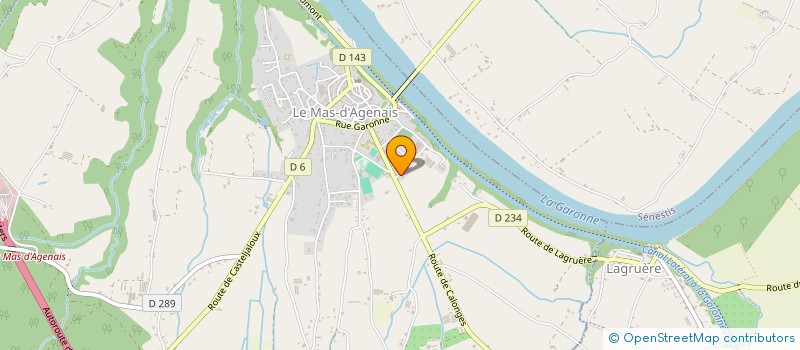 localisation de l'entreprise C.T.A. LE MAS D'AGENAIS  LE MAS-D'AGENAIS