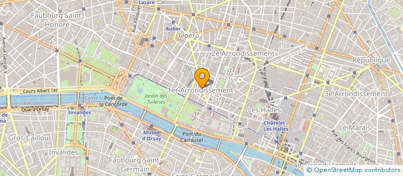 localisation de l'entreprise C.T.A.M. à PARIS