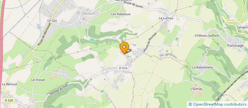 localisation de l'entreprise C.T.A.M.  DOISSIN