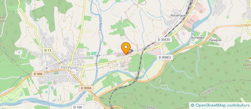 localisation de l'entreprise C.T.A.S MARE ET ORB  VILLEMAGNE L'ARGENTIERE
