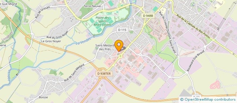 localisation de l'entreprise C.T.A.S.V. à FONTENAY-LE-COMTE