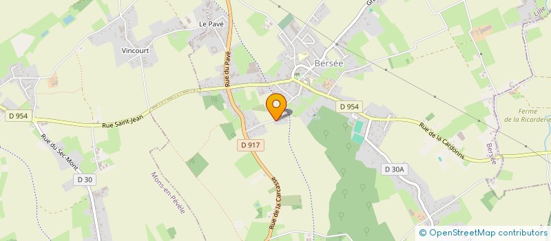 localisation de l'entreprise C T B  BERSEE