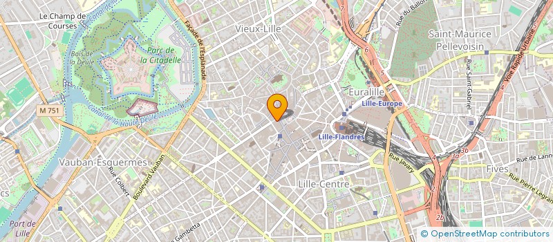 localisation de l'entreprise C T B  LILLE