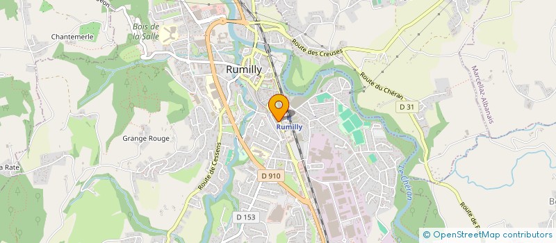 localisation de l'entreprise C T B  RUMILLY