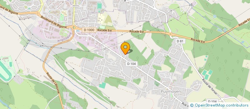 localisation de l'entreprise C.T.BAT  PUYMOYEN