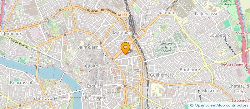 localisation de l'entreprise C.T.BAT31  TOULOUSE
