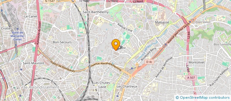 localisation de l'entreprise C.T.C. RESTAURATION à MARSEILLE