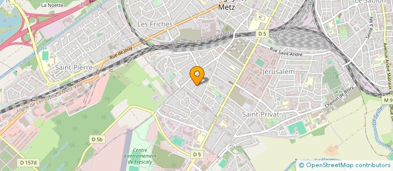 localisation de l'entreprise C.T.E.R. à MONTIGNY-LES-METZ