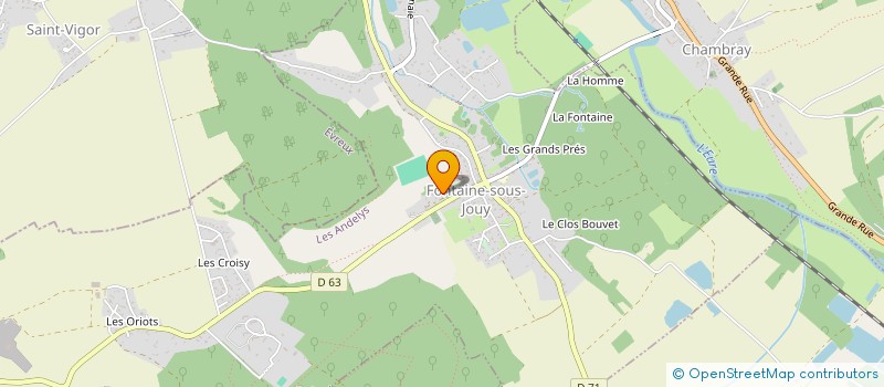 localisation de l'entreprise C T  FILS  FONTAINE-SOUS-JOUY