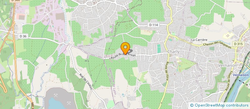 localisation de l'entreprise C.T. FONT  CHARLY