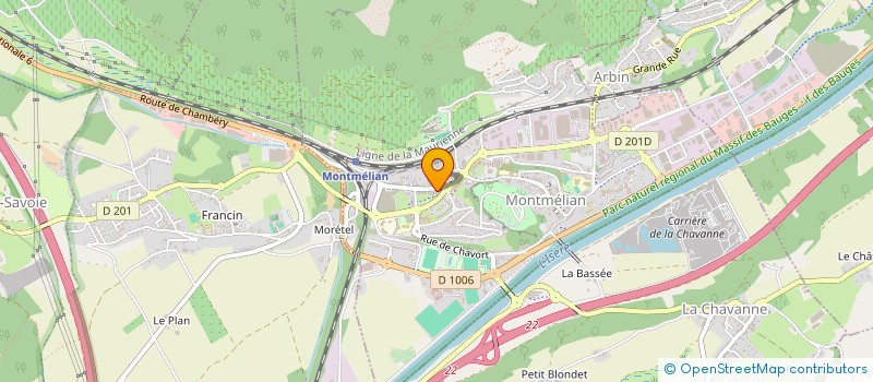 localisation de l'entreprise C&T GROUPE IMMOBILIER  MONTMELIAN