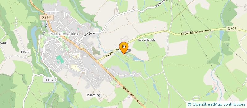 localisation de l'entreprise C&T HABITAT  NERIS-LES-BAINS