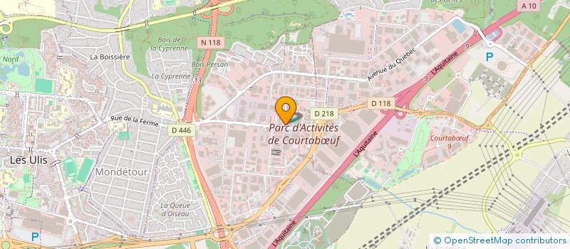 localisation de l'entreprise C.T.I à LES ULIS