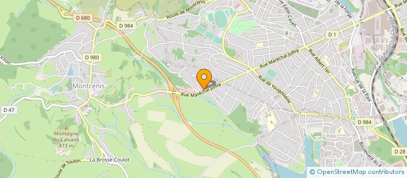 localisation de l'entreprise C.T.I.D.B  MONTCHANIN