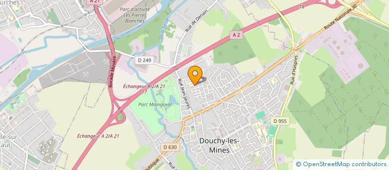 localisation de l'entreprise C.T.I.S. à DOUCHY-LES-MINES