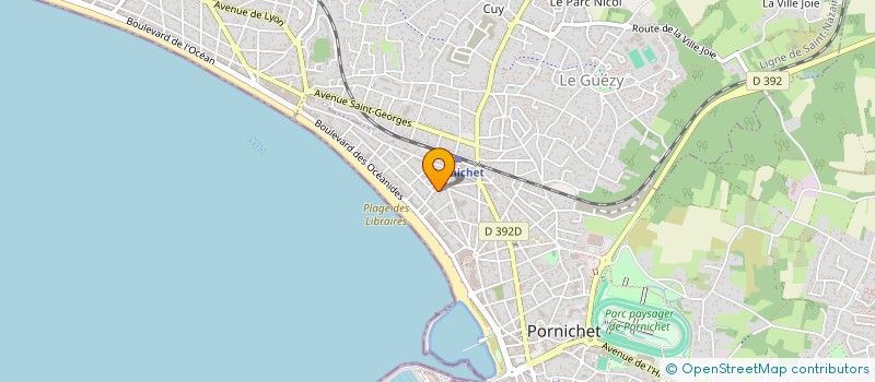 localisation de l'entreprise C.T INVEST à PORNICHET