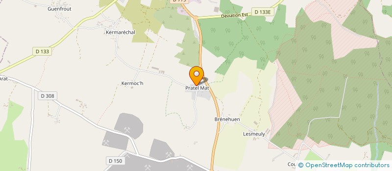 localisation de l'entreprise C.T INVEST  GRANDCHAMP