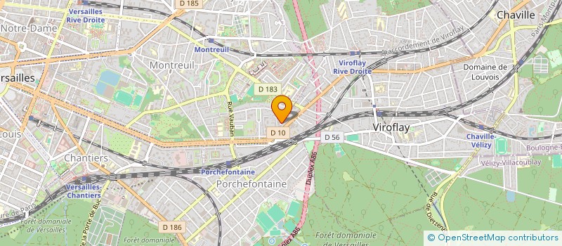 localisation de l'entreprise C.T.INVESTISSEMENT à VERSAILLES