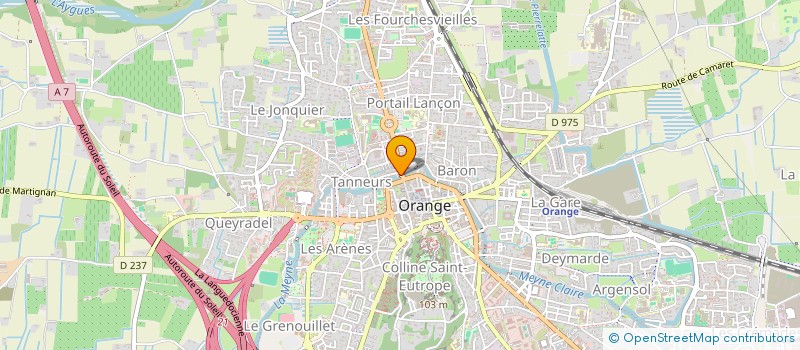 localisation de l'entreprise C.T.J.  ORANGE