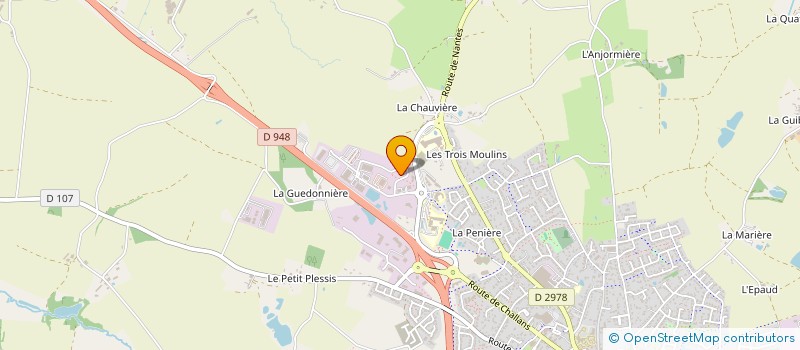 localisation de l'entreprise C.T.K.R AIZENAY  AIZENAY