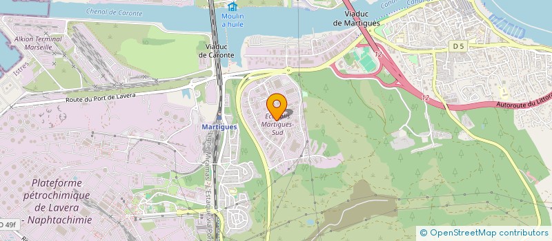 localisation de l'entreprise C.T.L.S. à MARTIGUES