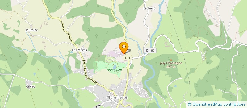 localisation de l'entreprise C.T. LACHAUD  CHAMBERET