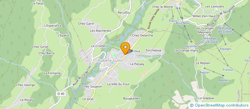 localisation de l'entreprise C.T.M.  HABERE-LULLIN