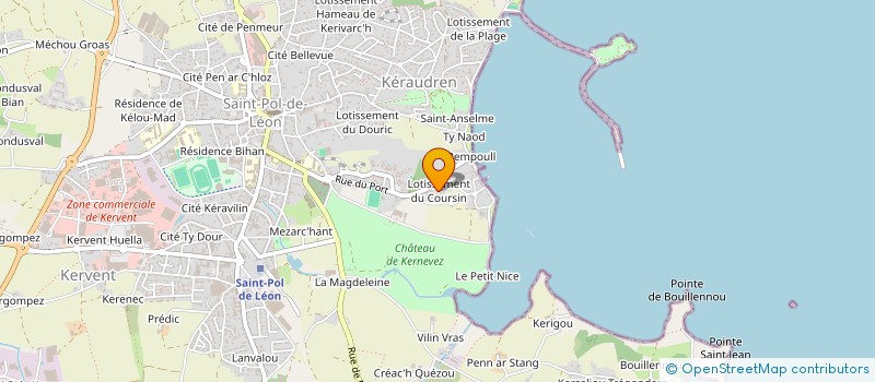 localisation de l'entreprise C.T.M.  SAINT-POL-DE-LEON