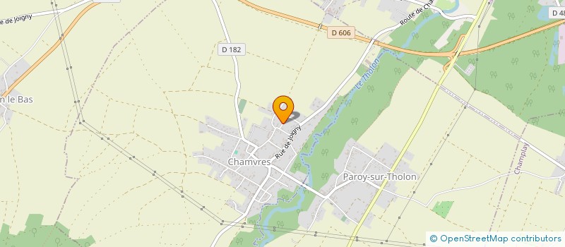 localisation de l'entreprise C T M B  CHAMVRES