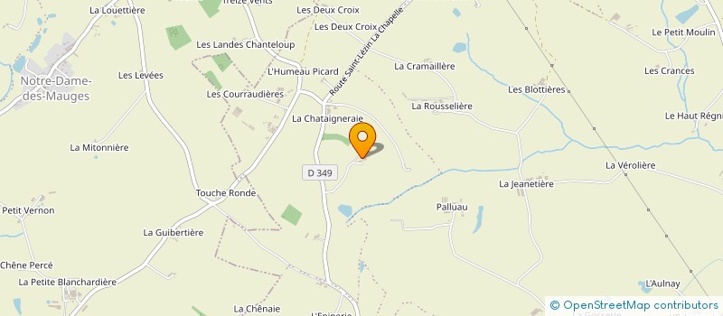 localisation de l'entreprise C T MACONNERIE  CHEMILLE-EN-ANJOU