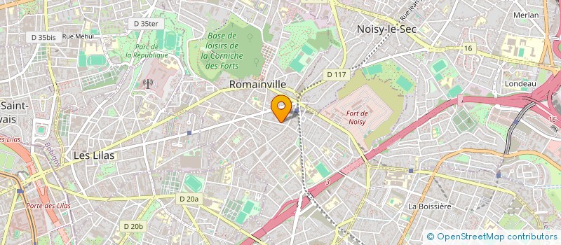 localisation de l'entreprise C.T.N. à ROMAINVILLE