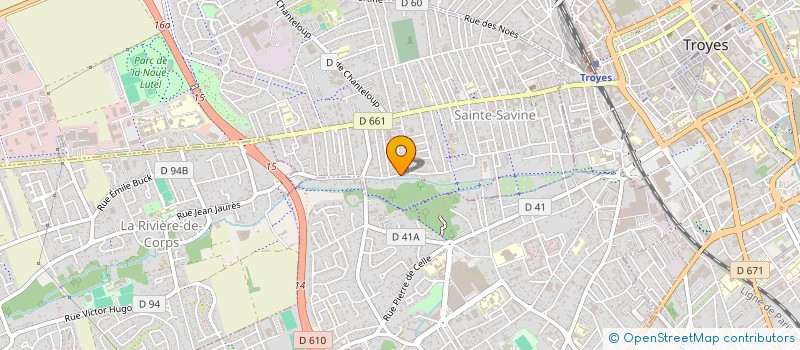 localisation de l'entreprise C.T.N.C.C.  SAINTE-SAVINE