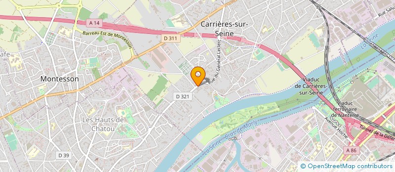 localisation de l'entreprise C T O  CARRIERES-SUR-SEINE