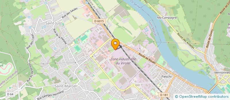 localisation de l'entreprise C.T.P  SAINT-MARCEL