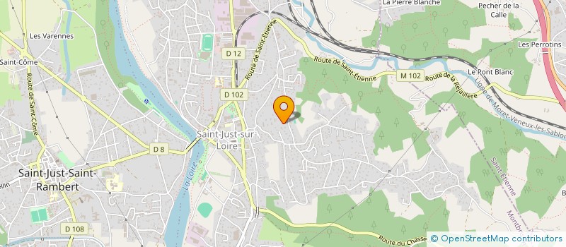 localisation de l'entreprise C'T&P  SAINT-JUST-SAINT-RAMBERT