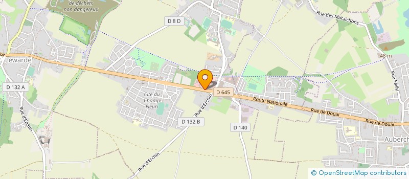 localisation de l'entreprise C.T.P.S. (CHAUDRONNERIE-TUYAUTERIE-PLOMBERIE-SERRURERIE)  MASNY