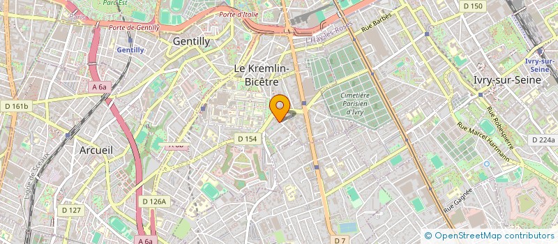 localisation de l'entreprise C.T PARKING à LE KREMLIN-BICETRE